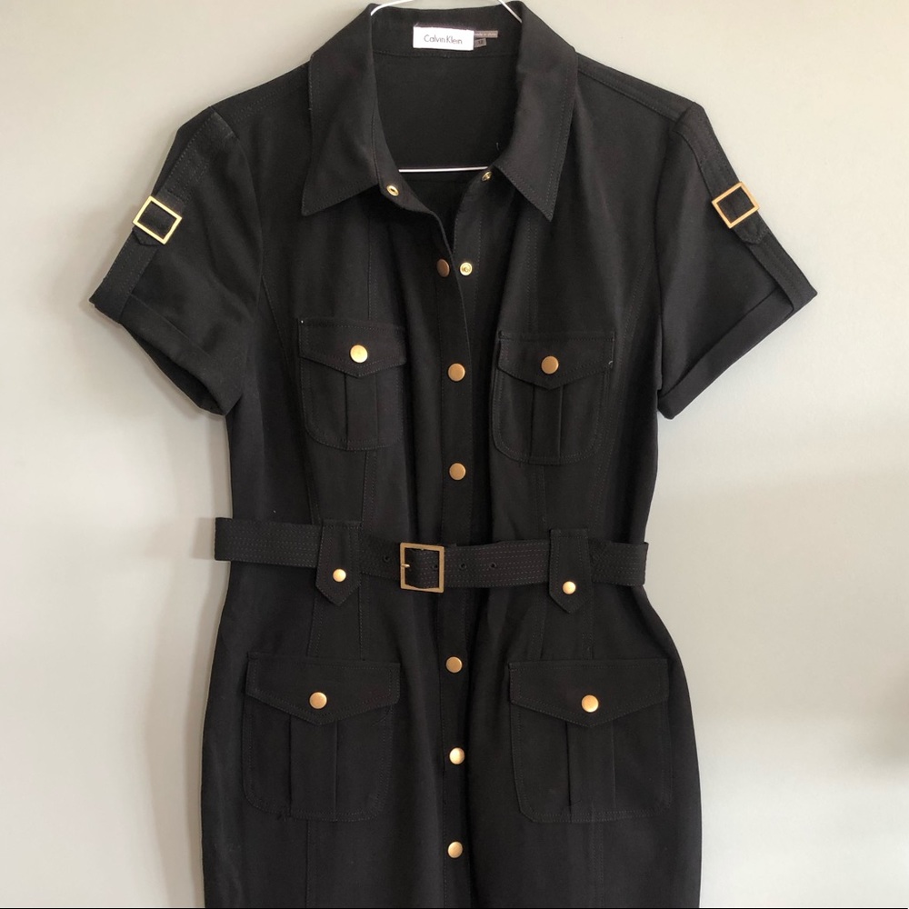 Black Shirtdress